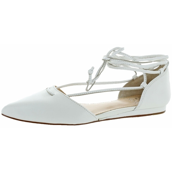 vince camuto white flats