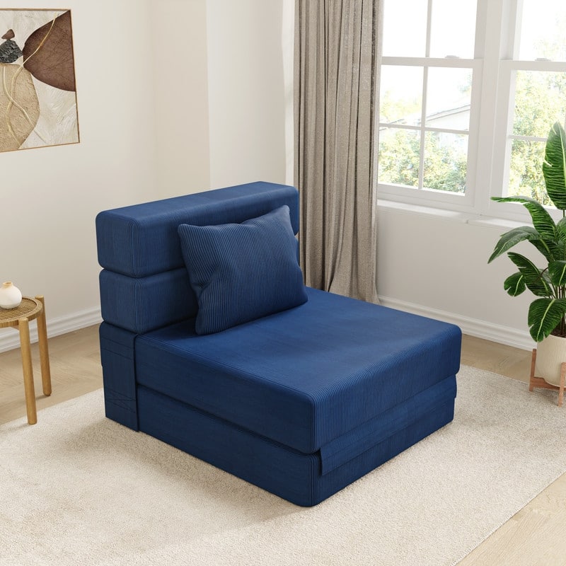Convertible Compression Corduroy Sectional Sofa (Set of 2)