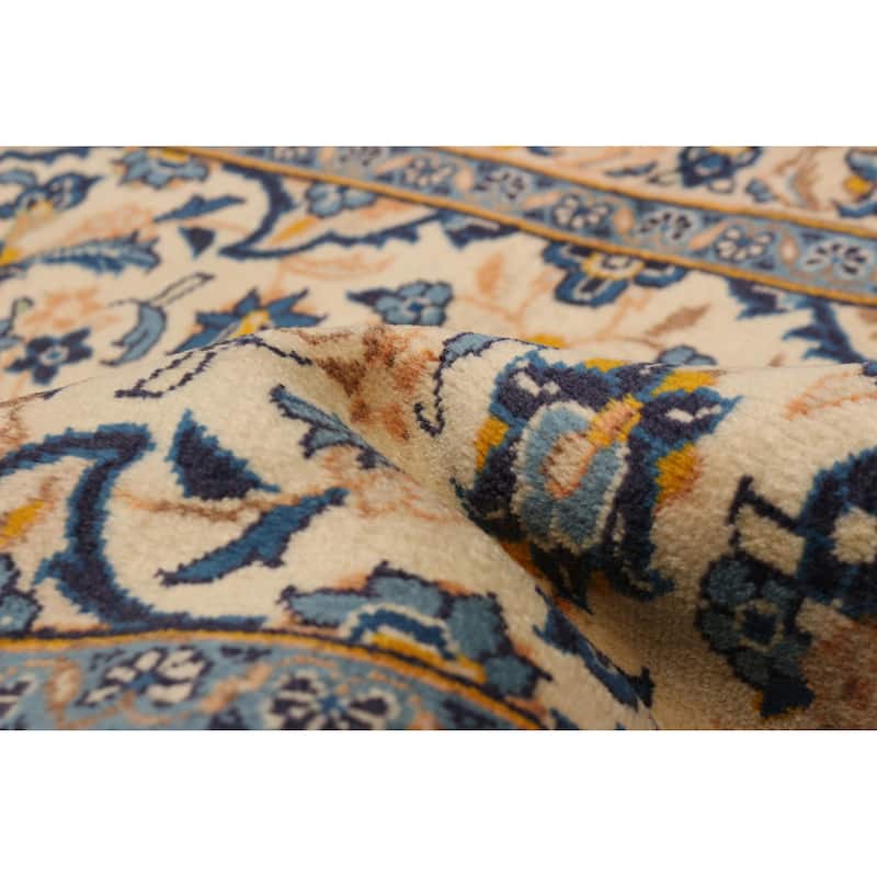 ECARPETGALLERY Hand-knotted Kayseri Cream Wool Rug - 3'3 x 4'8