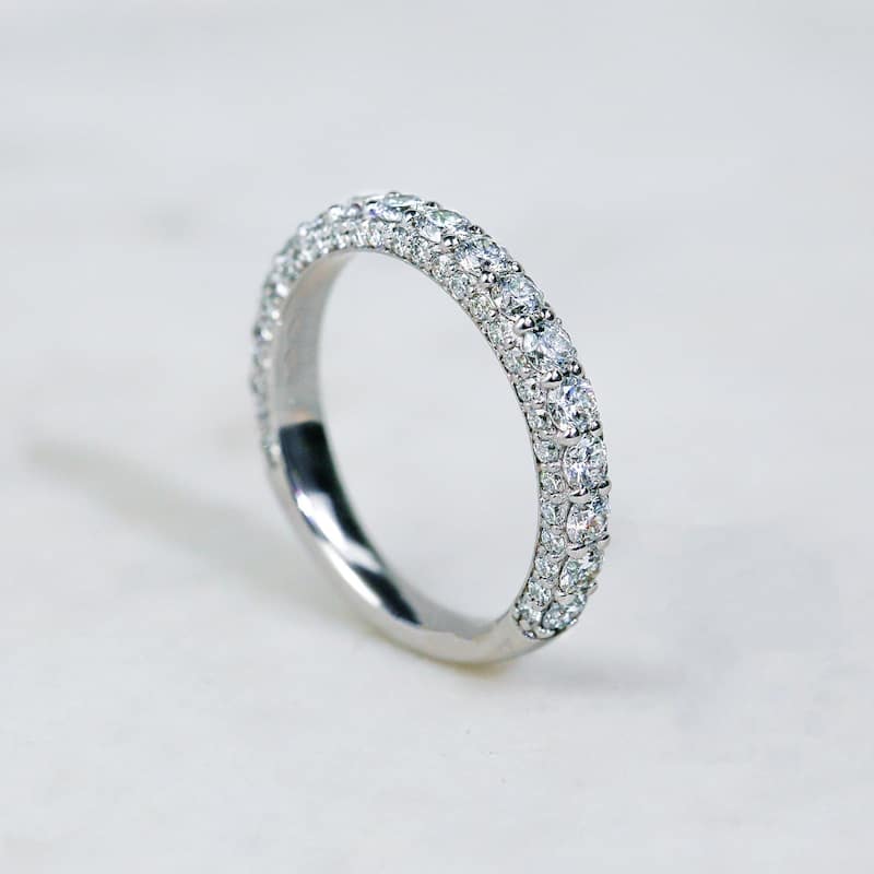 Kobelli 6 Carats Radiant Lab Grown Diamond Certified 14k Solid Gold Rococo Halo Comfort Fit Wide Simi Bridal Set