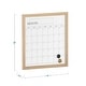 preview thumbnail 3 of 34, Martha Stewart Dry Erase Magnetic Monthly Calendar and with Woodgrain Frame