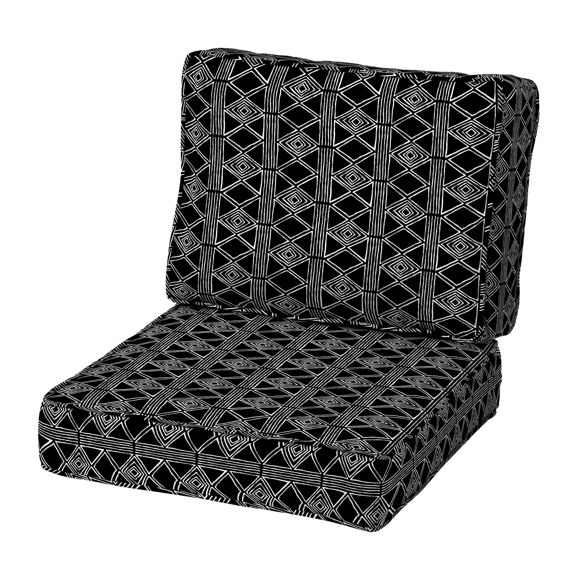 ARDEN Modern Outdoor Deep Seating Cushion Set 24 x 24