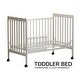 preview thumbnail 34 of 51, 3-In-1 Convertible Crib In Natural, Made Of Sustainable Pinewood, Non-Toxic Finish, Comes With Locking Wheels