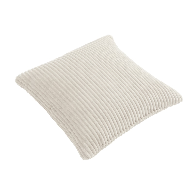 Set of 2 Decorative Corduroy Throw Pillows for Couch & Bed