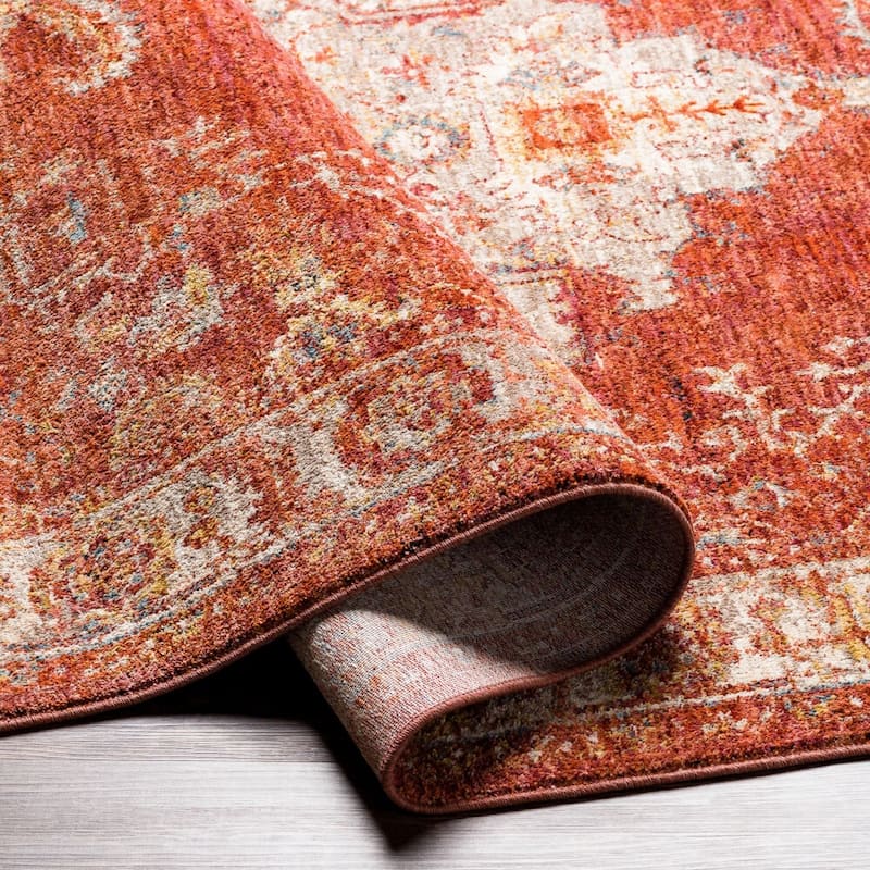 Livabliss Traditional Mirabel Medallion Area Rug