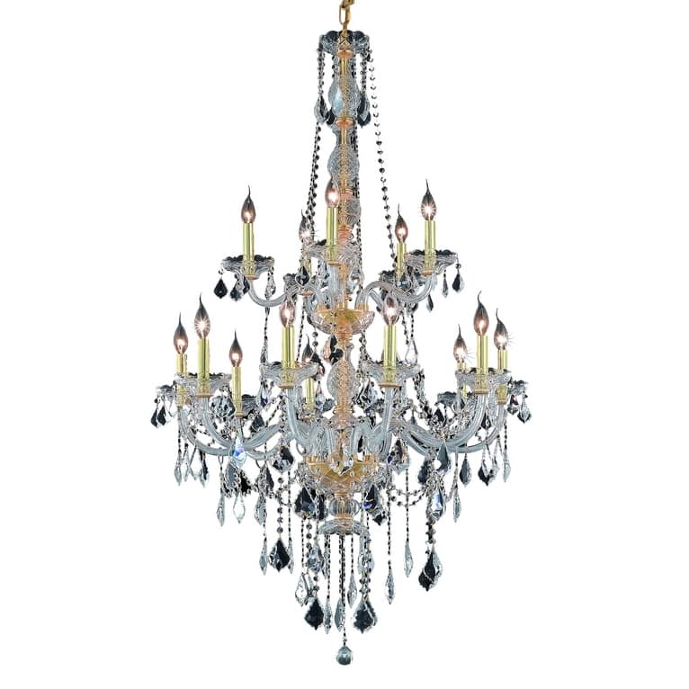 Verona 15-Light 33 in. Chandelier (Available in Chrome and Gold)
