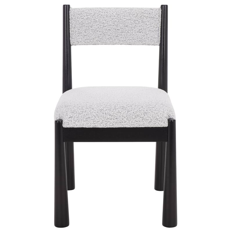 SAFAVIEH Home Makiko Dining Chair - 19"W x 20"D x 33"H - Black/White