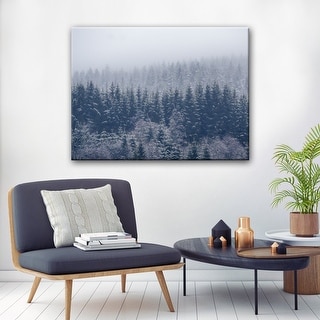Frozen Trees' Winter Wrapped Canvas Wall Art