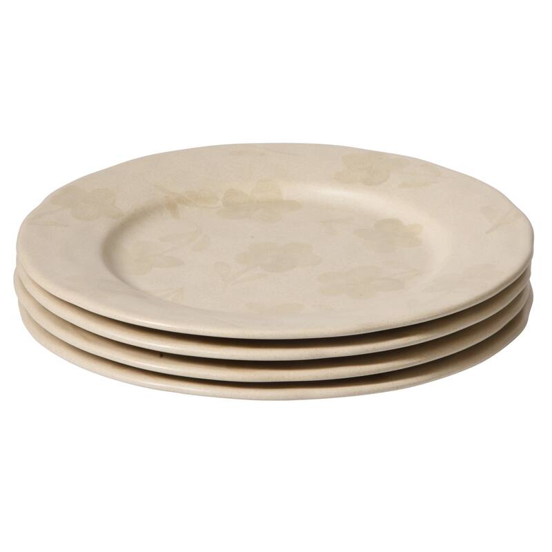 Bloomhouse - 2 Time Oprah's Favorite Things Made in Portugal Porto Petals Floral Hand Painted 10.8 Inch Dinner Plates Set