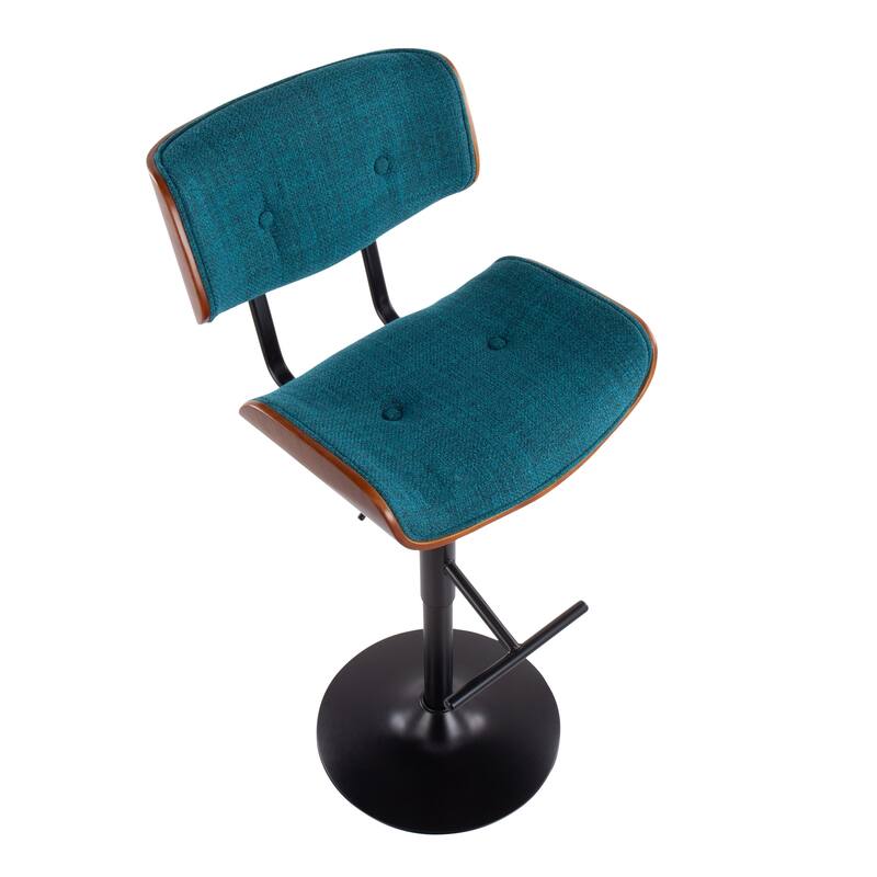 Carson Carrington Leksand Adjustable Bar Stool with Straight T Footrest (Set of 2)