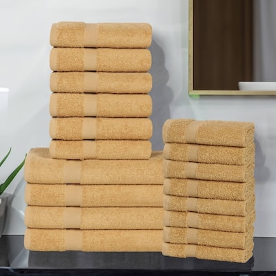Superior Franklin Cotton Lightweight 18-Piece Assorted Towel Set
