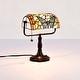 preview thumbnail 3 of 15, Tiffany Style Banker Butterfly Desk Lamp
