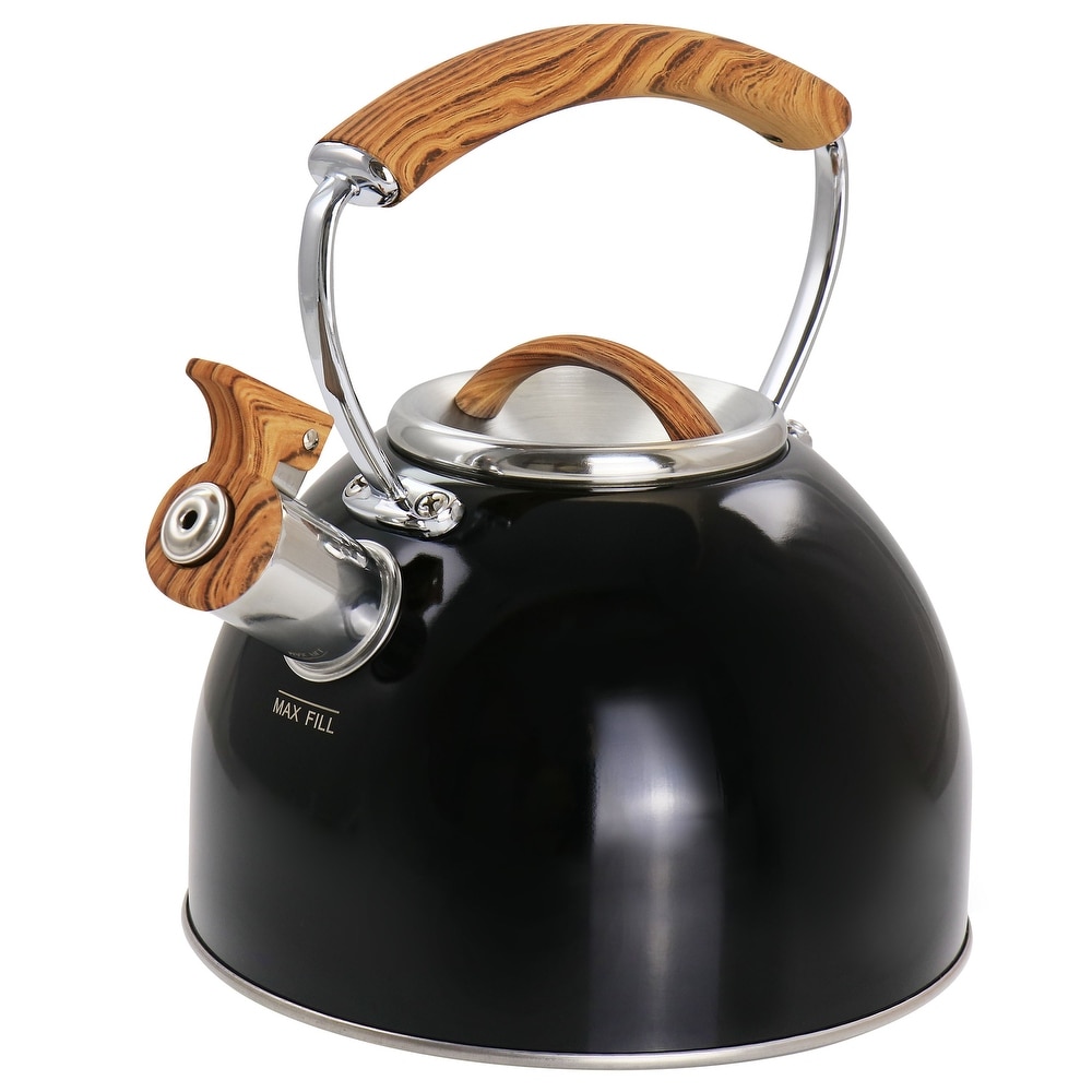 Haden Heritage 1.7L Stainless Steel Body Retro Electric Kettle,  Black/Chrome - 4.49 - On Sale - Bed Bath & Beyond - 37887798
