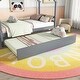 preview thumbnail 6 of 9, Twin Size House Bed Frame for Kids with Trundle, No Box Spring Needed