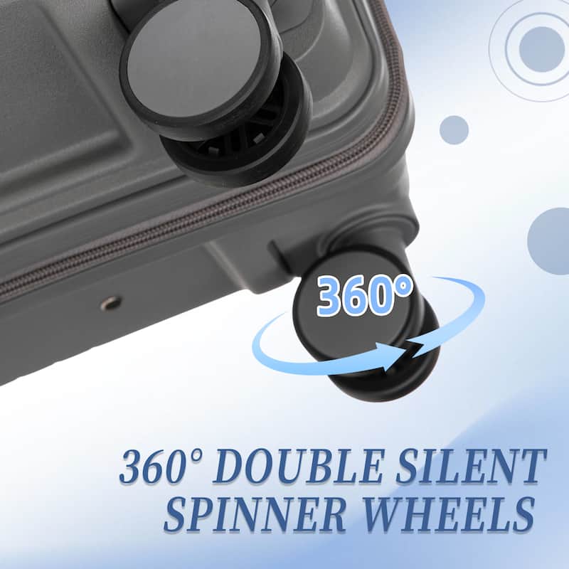 3-Piece, Modern Luggage Sets, Multi-functional Luggage with Spinner Spinner and Combination Lock, for Boarding Travel