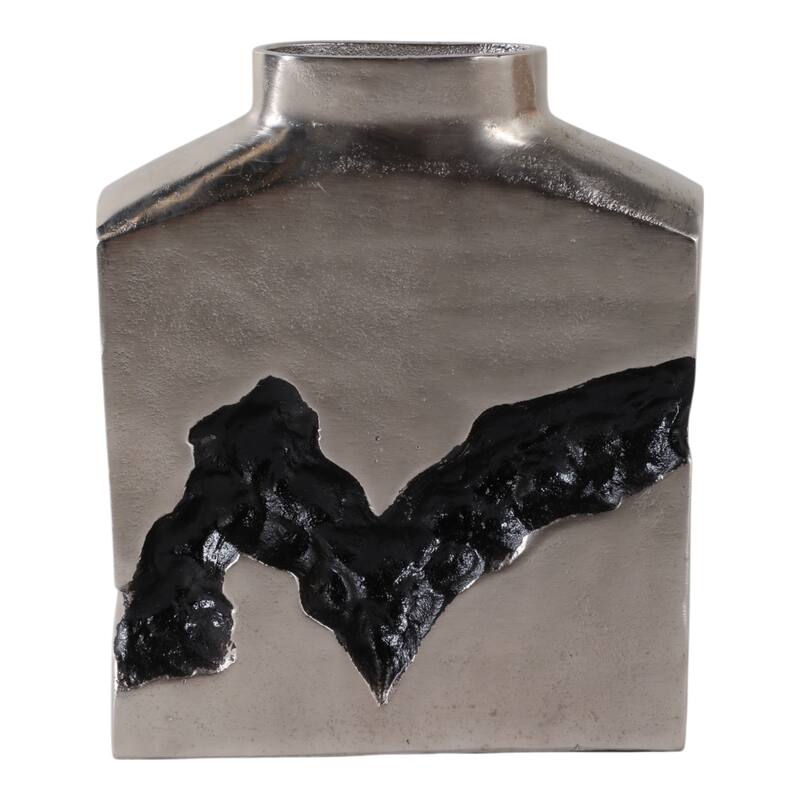 Metal Modern Sculptural Decorative Vase Abstract Design Artistic Form