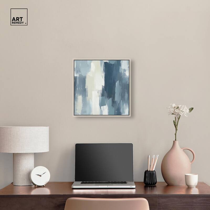 Blue Union Canvas by Art Remedy