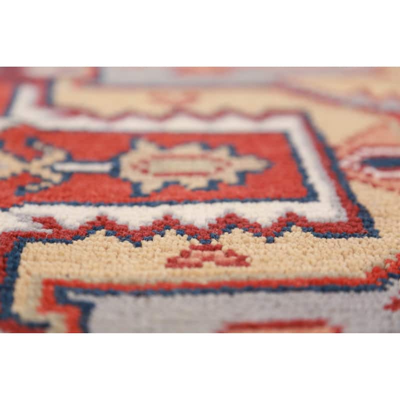 Navy Blue Heriz Serapi Indian Area Rug Handmade Wool Carpet - 9'0" x 11'10"