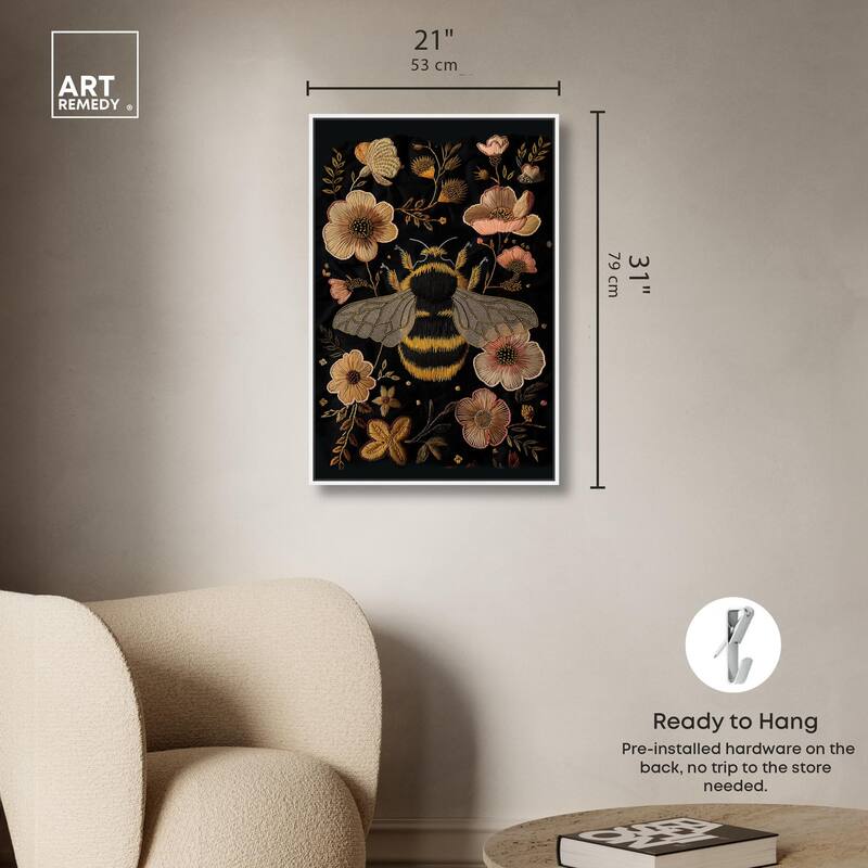 Honeyed Herald II Canvas by Art Remedy