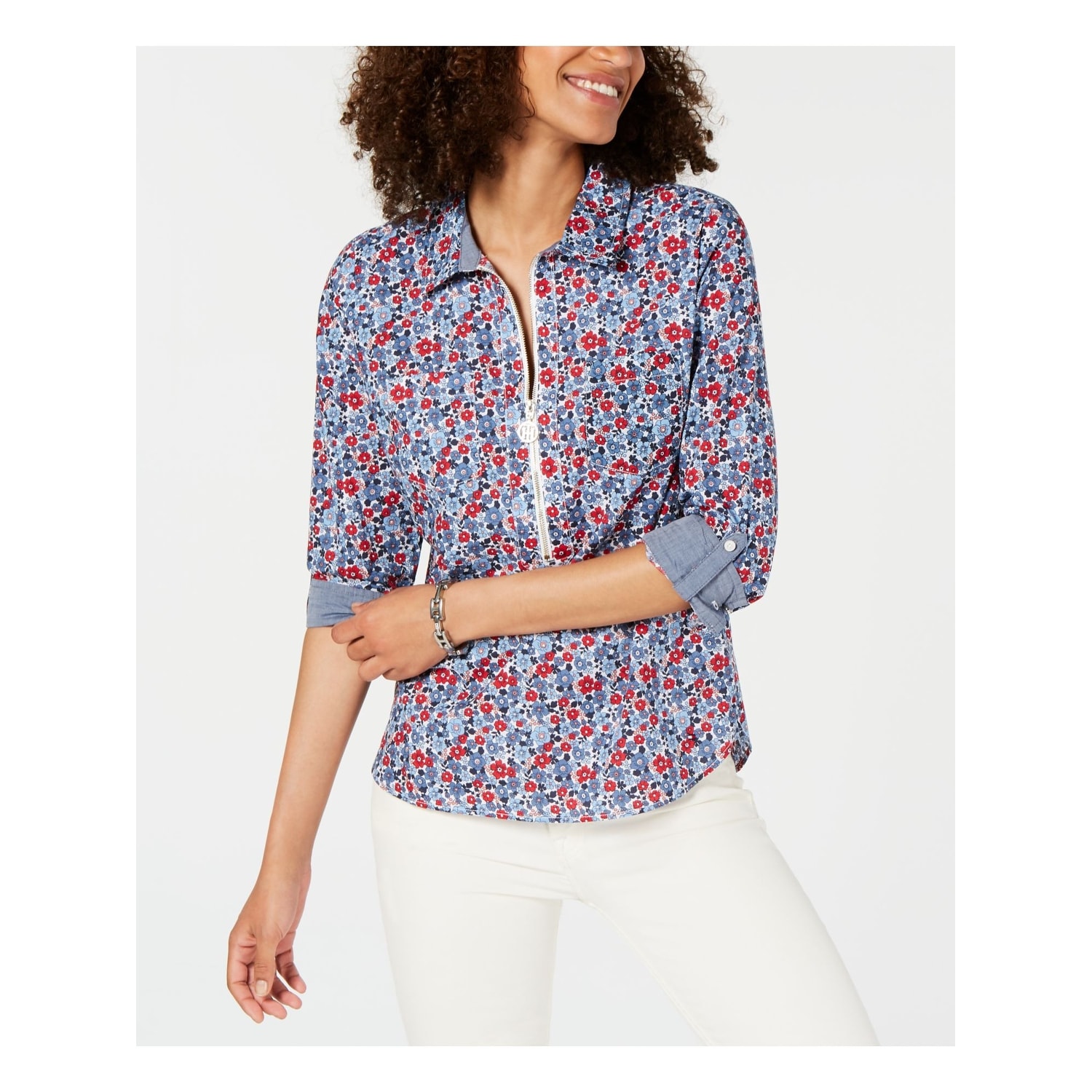 tommy hilfiger floral top
