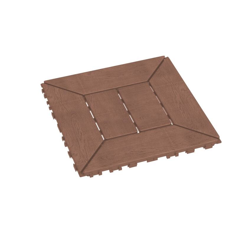 New Style 12" Patio Deck Tiles DIY Module Interlocking Decking Tiles Floor Tile
