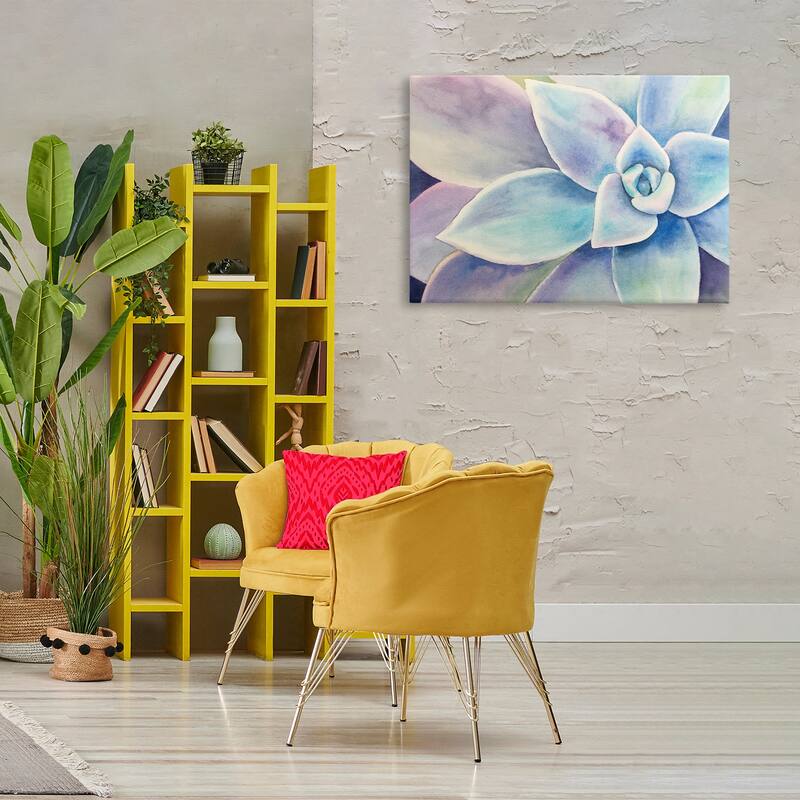 Stupell Cool Toned Succulent Leaves Canvas Wall Art Design By Stephanie Fielden