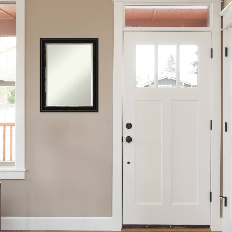 Beveled Wall Mirror - Manhattan Black Frame - Manhattan Black