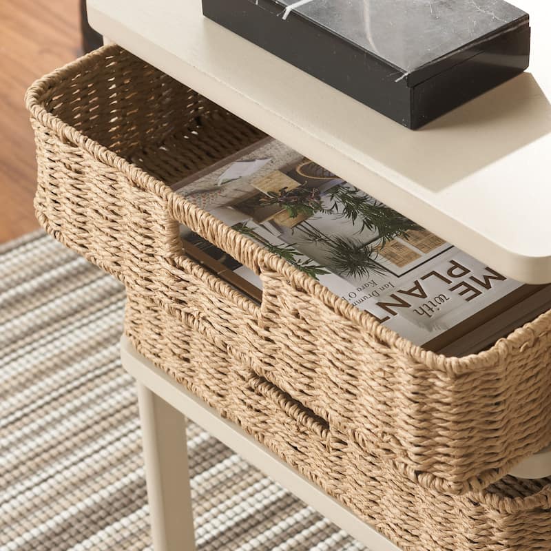 SAFAVIEH Rozalyn Two Drawer Accent Table - 18"W x 12"D x 23"H