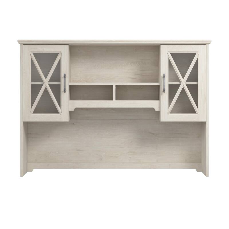 Lennox 60W Farmhouse Hutch for Desk and Buffet by Bush Furniture