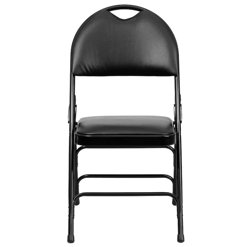 2 Pack Extra Large Ultra-Premium Triple Braced Folding Chair