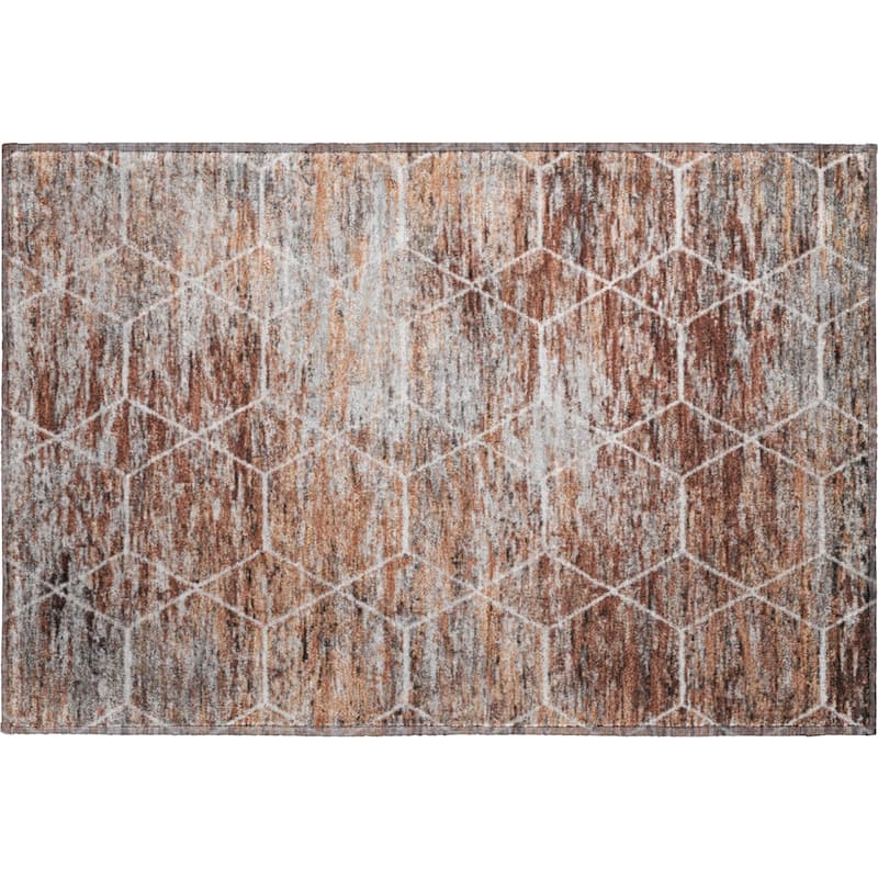 Premium Washable Super Soft Geo Abstract Mayfield Rug