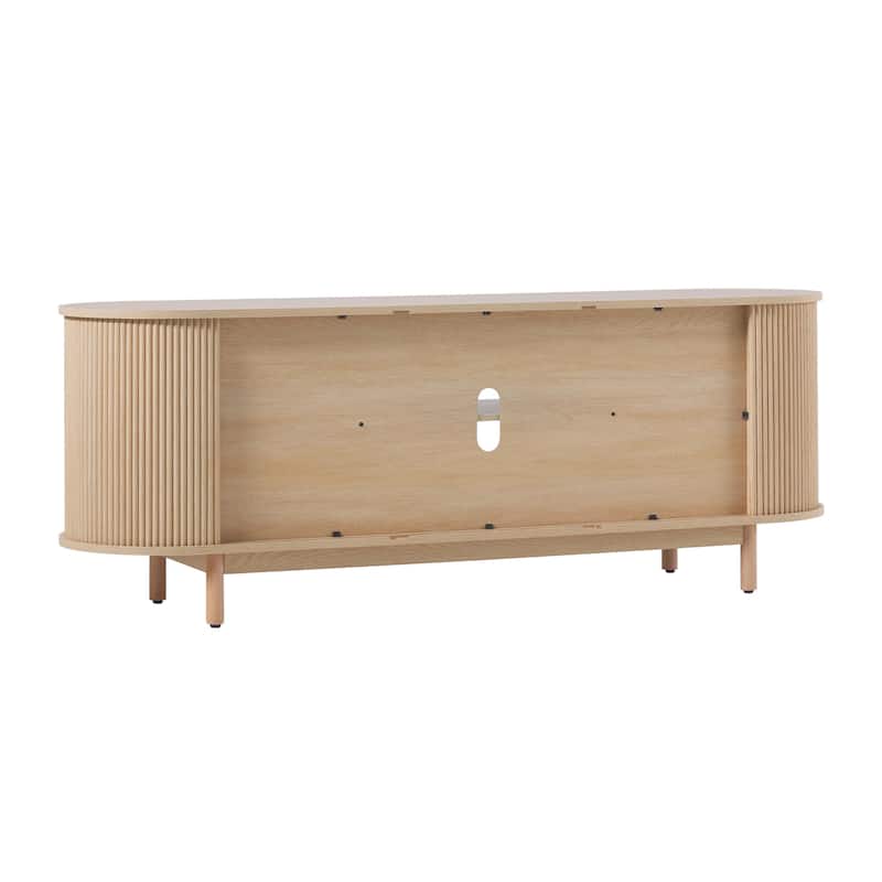 Middlebrook Modern Reeded 60-inch TV Stand with Rounded Edges