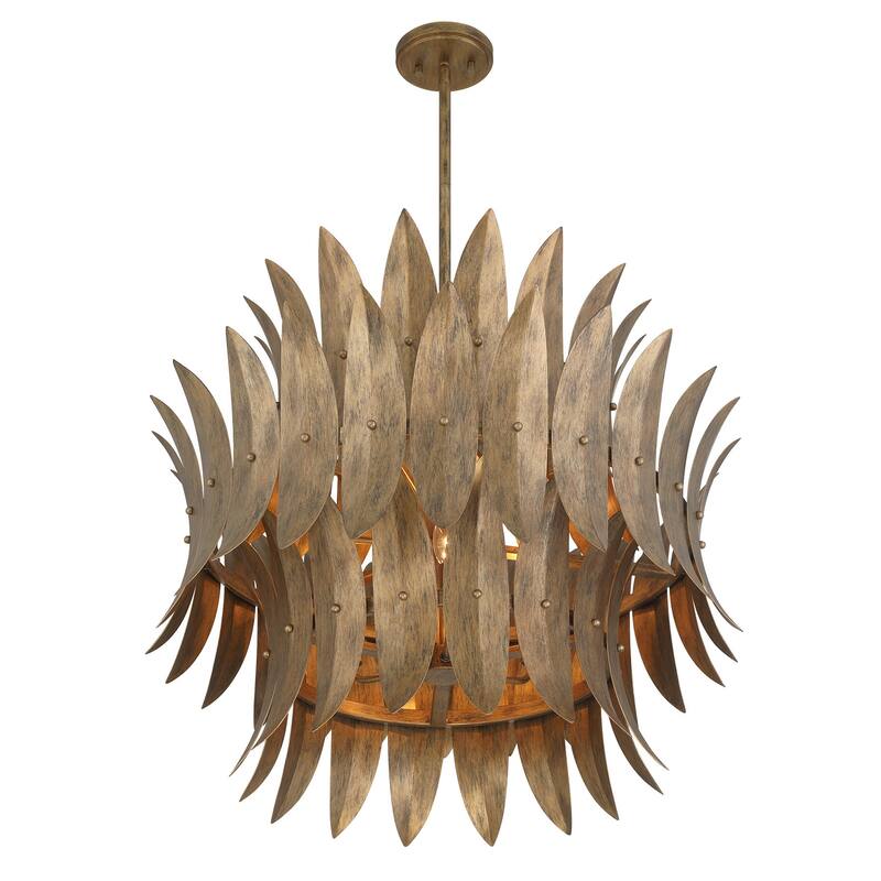Savoy House 7-9055-6 Sanctuary 6 Light 28" Wide Abstract Chandelier