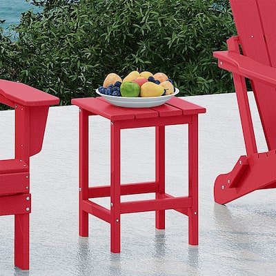Laguna Hdpe All Weather Outdoor Patio Square Side Table