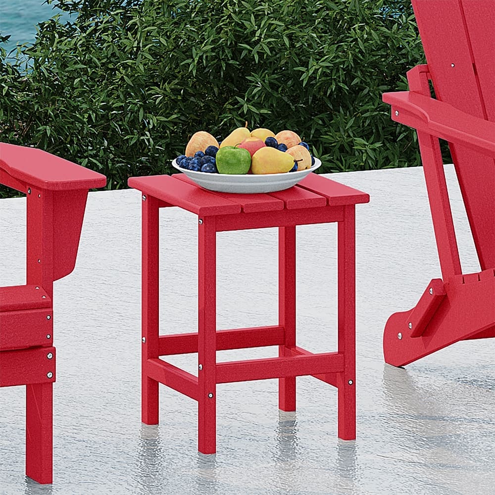 Laguna Hdpe All Weather Outdoor Patio Square Side Table