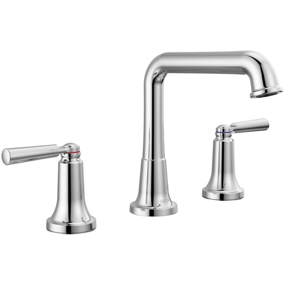 Delta 3536-MPU-DST Saylor 1.2 GPM Widespread Bathroom Faucet with Push