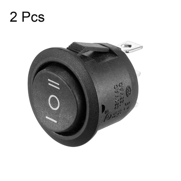 125V//10A Red Light Illuminated ON//Off SPST 3 Pin 2 Position Mini Boat Rocker Switches Car Auto Boat Rocker Toggle Switch Snap (Warranty 1 Years)KCD1-5-101N-R Taiss 10Pcs AC 250V//6A