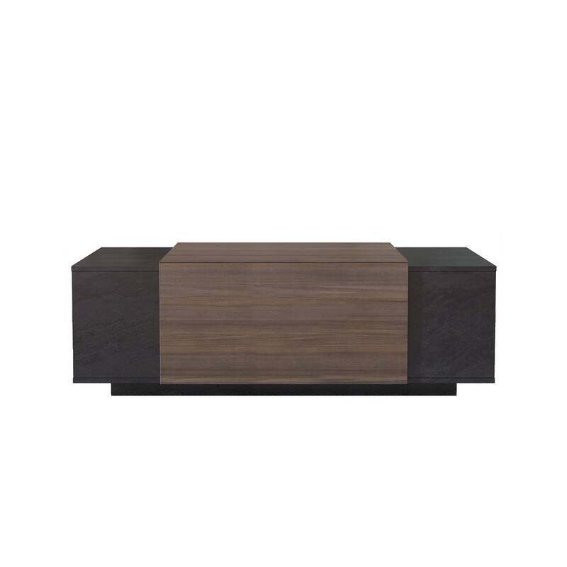 47 Inch Modern Farmhouse Drawer Coffee Table for Living Room or Office ...