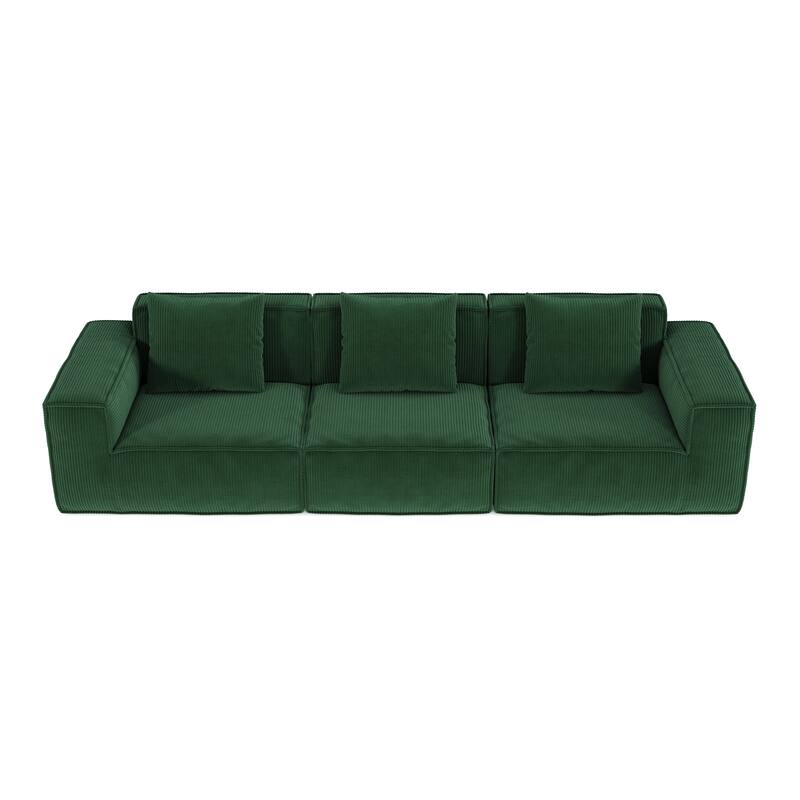 118-Inch Modular Sofa Can Be Converted Into An Oversized Sofa Bed Free Conversion Sofa,Three-Person Combination