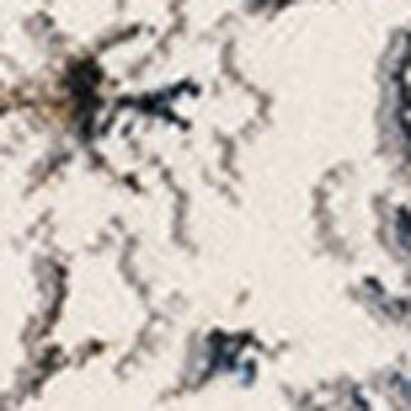 HomeRoots Medallion Modern Rectangle Area Rug - 5' X 8'