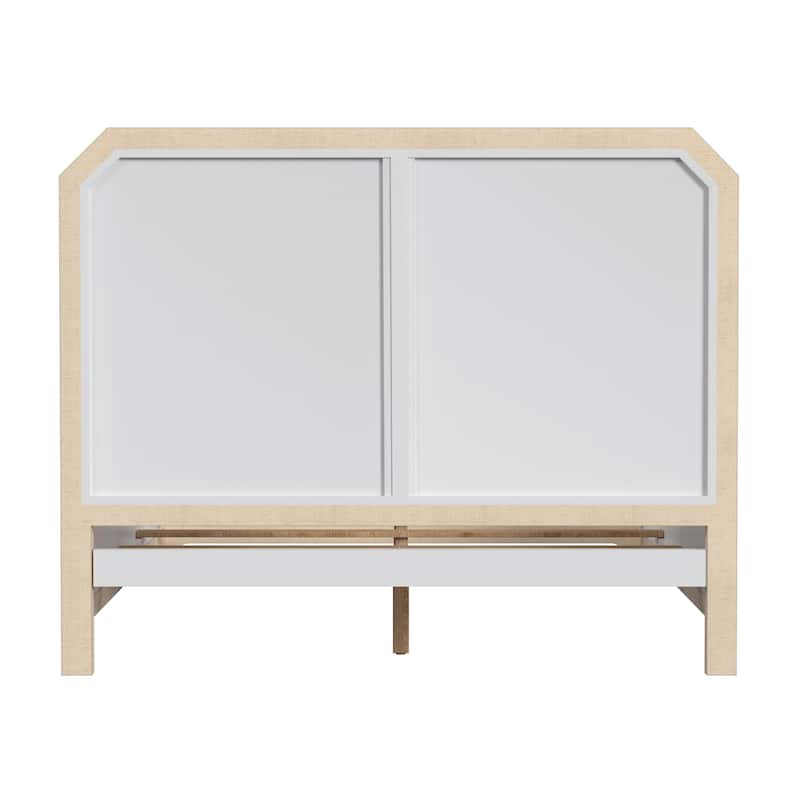 Bar Harbor Raffia Panel Bed