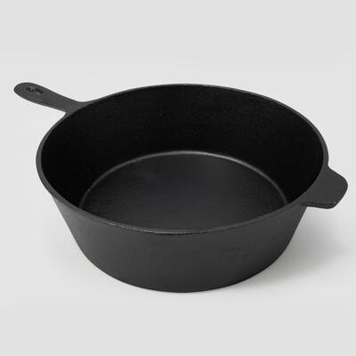 CookPro 12" Cast Iron Pre-Seasoned Chicken Fryer