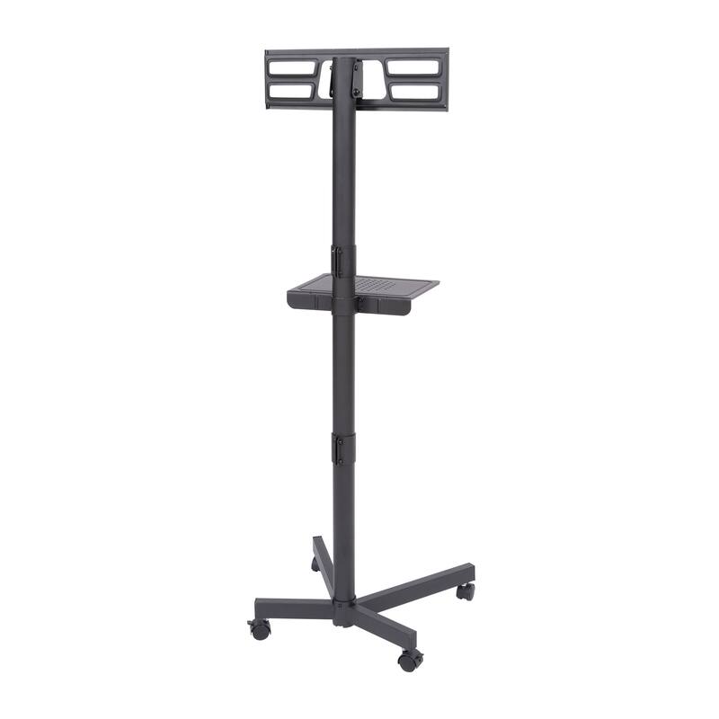 53" Mobile TV Stand with Adjustable Bracket & Casters for 23-60" TVs