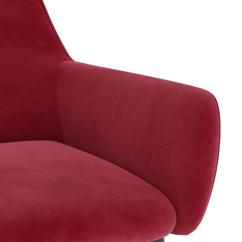 vidaXL Dining Chairs Upholstered Chair with Metal Legs for Living Room Velvet - 22" x 22" x 30.7"