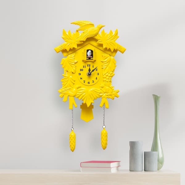 Walplus Yellow Cuckoo Clock DIY Art Home Decoration Home Decor