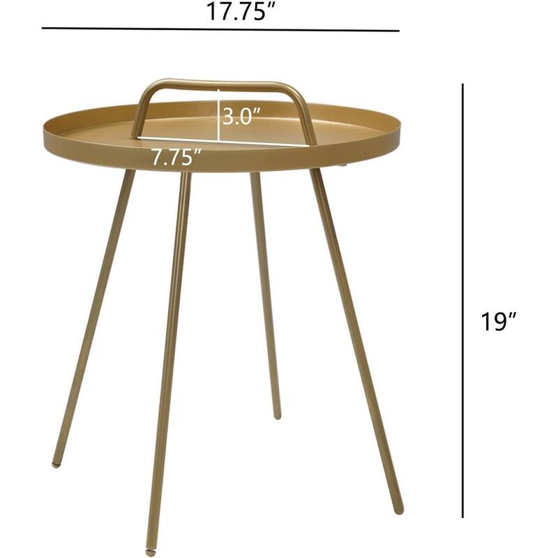 18" or 28" Round Outdoor Side Table End Table Coffee Table