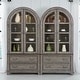 preview thumbnail 35 of 41, River Place Riverstone Curio Cabinet Double - Grey