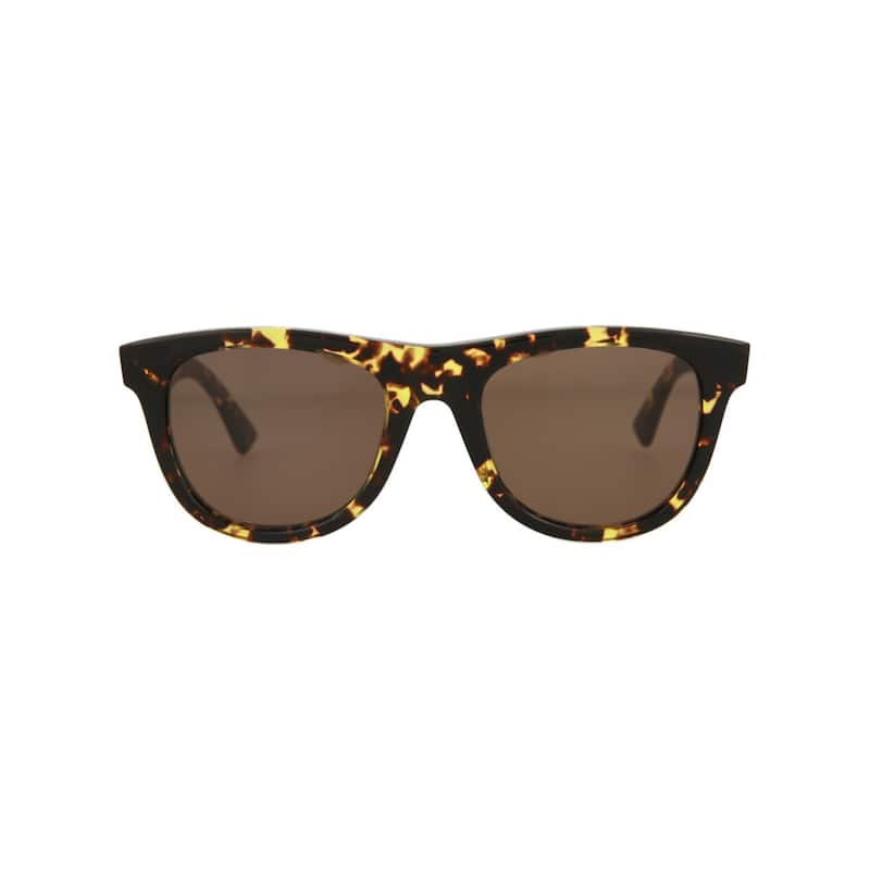 Bottega Veneta Round-Frame Acetate Sunglasses - Havana Havana Brown - NS