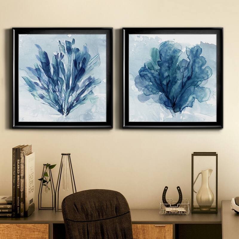 Coastal Coral I-Premium Framed Canvas - Ready to Hang - Multi-Color