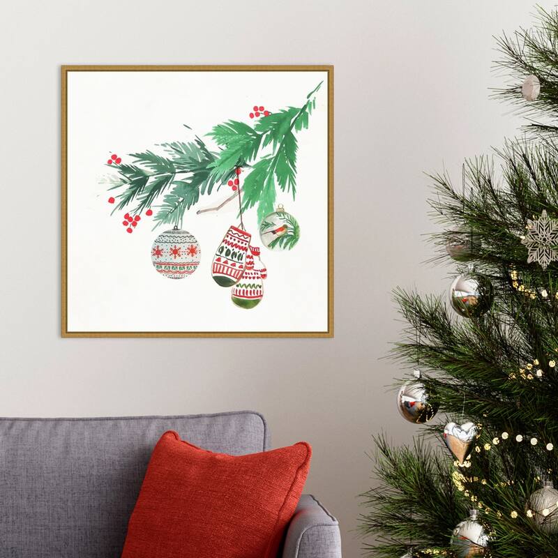 Christmas Morning by PI Studio Framed Canvas Wall Art